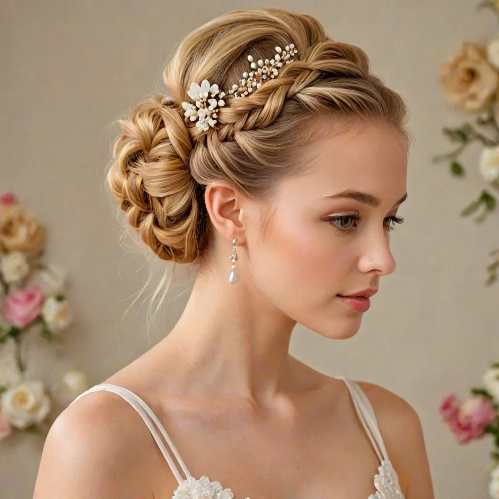 Modne fryzury na wesele dla średnich włosów