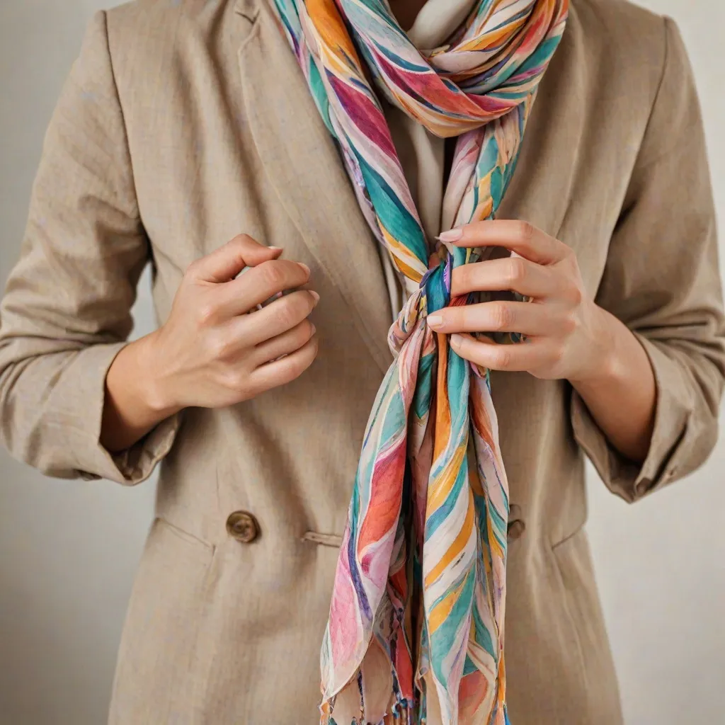 Jak wiązać szalik damski?