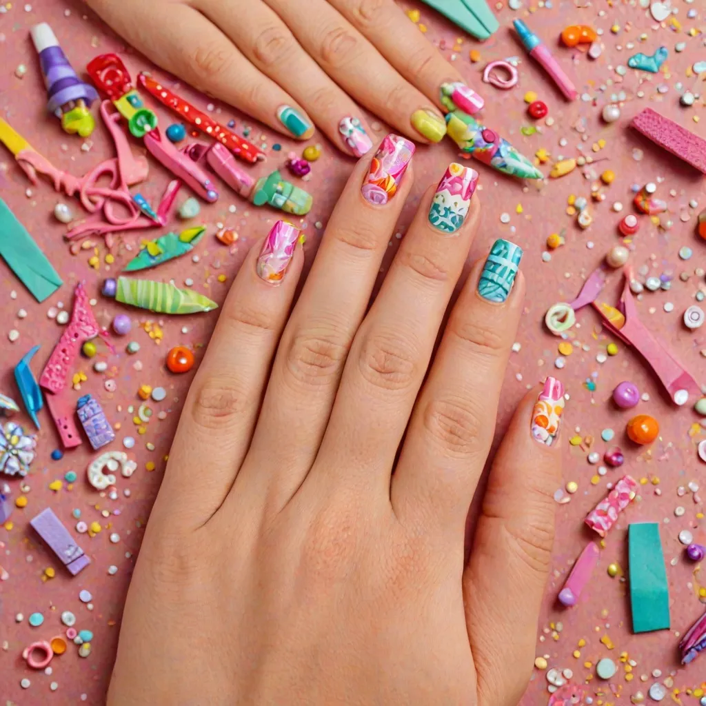 Jak zrobić paznokcie z papieru?