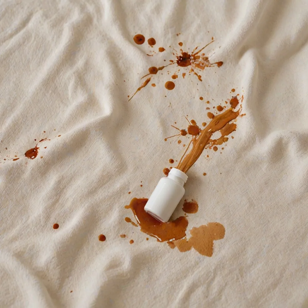 Jak usunąć plamę z podkładu?